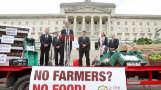 Ulster Farmers’ Union claims 500 turnout for Stormont protest