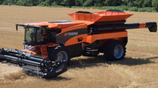 Video: ‘Revolutionary’ articulated combine gets a boost, to 650hp