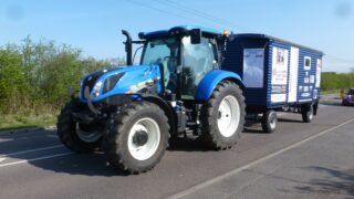 ‘Blue’ tractor marathon to stop in Galway…on an overseas adventure