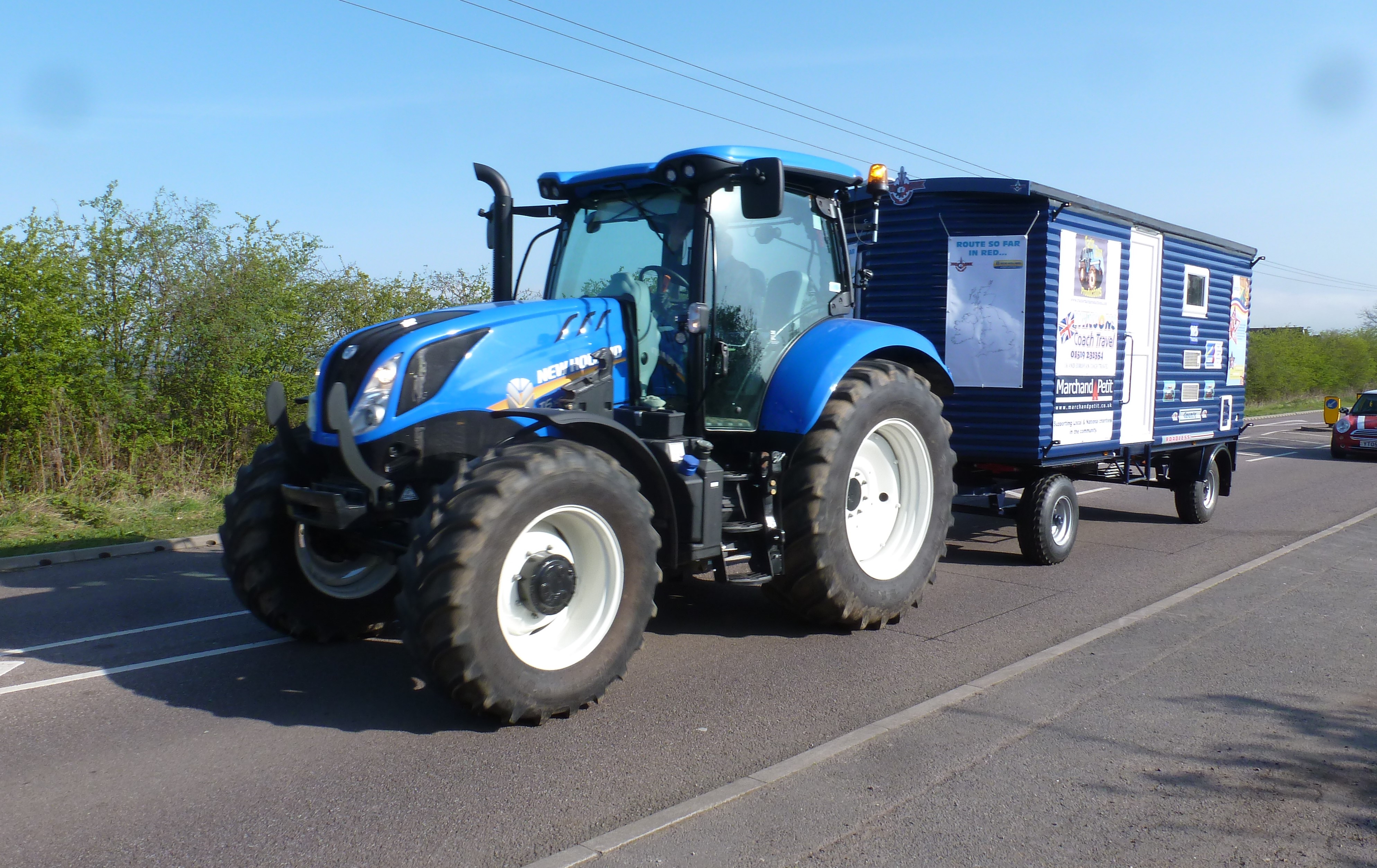 'Blue' tractor marathon to stop in Galway...on an overseas adventure