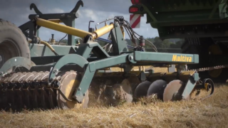 Video: Pulling a set of discs…with your combine