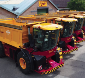 Vredo Trac spreader fleet en route to UK customers