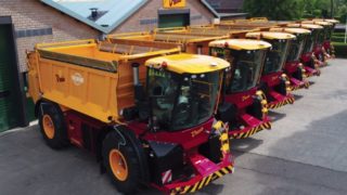 Vredo Trac spreader fleet en route to UK customers