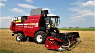 Pics: First combine in the world to run on natural gas