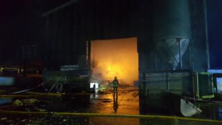 ‘Rare Breed’ farmer loses straw and machinery in major shed blaze