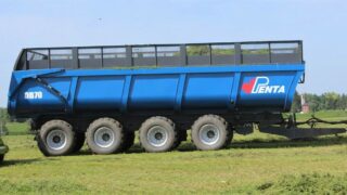 Fancy a 4-axle, all-purpose (dump/silage) trailer?