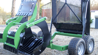 A handy, pint-sized stone picker…for your ATV