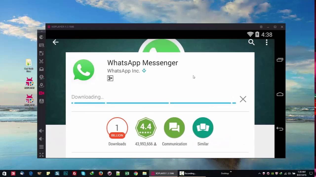 واتس اب على bluestacks