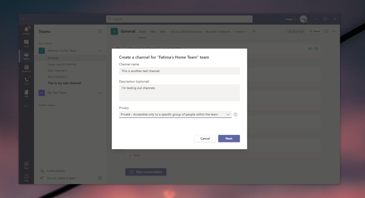 كيفية إنشاء قناة على Microsoft Teams 1
