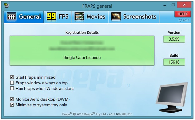 تحميل FRAPS على ويندوز 10 وطريقة استخدامه