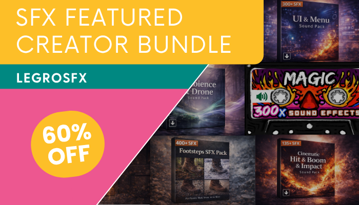 Sound Effects Featured Creator Bundle - LegroSFX