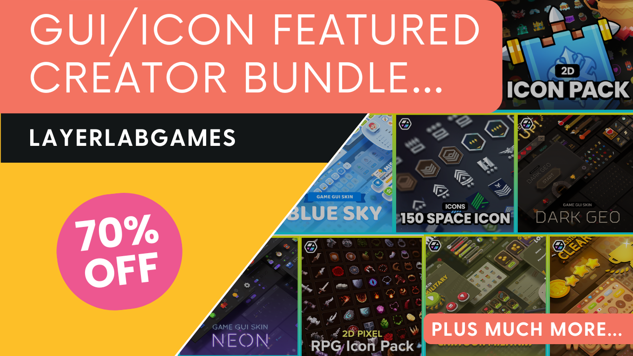 GUI & Icon Featured Creator Bundle - layerlabgames