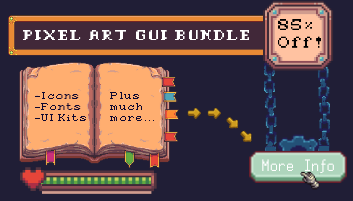 Pixel Art GUI Bundle