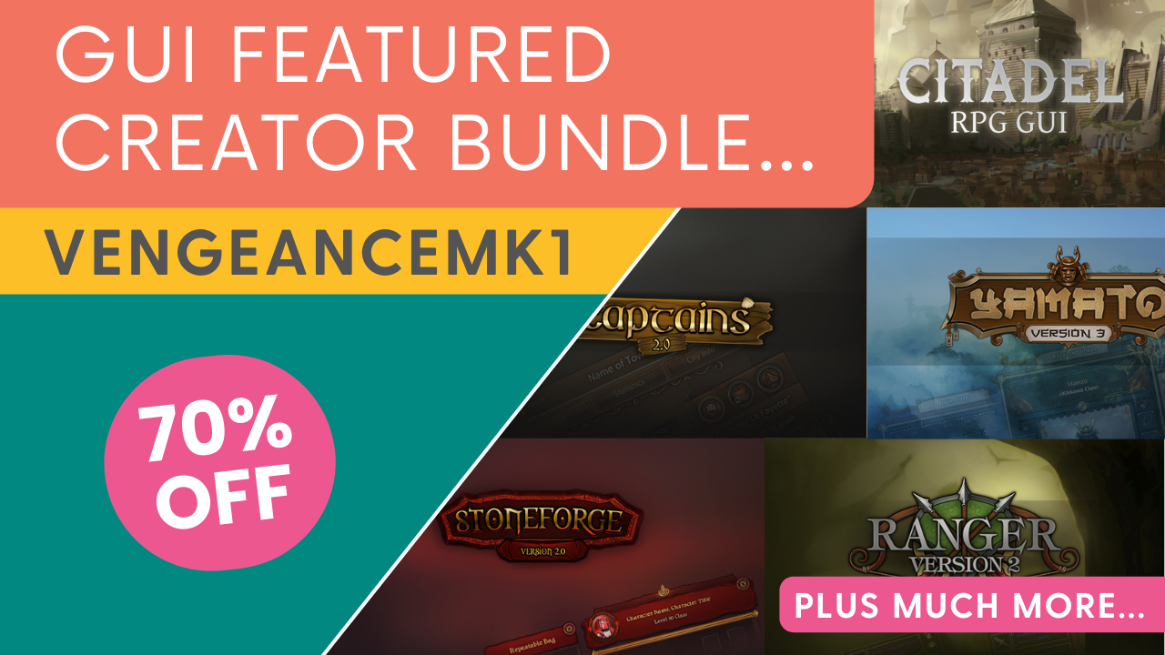GUI Featured Creator Bundle - vengeancemk1