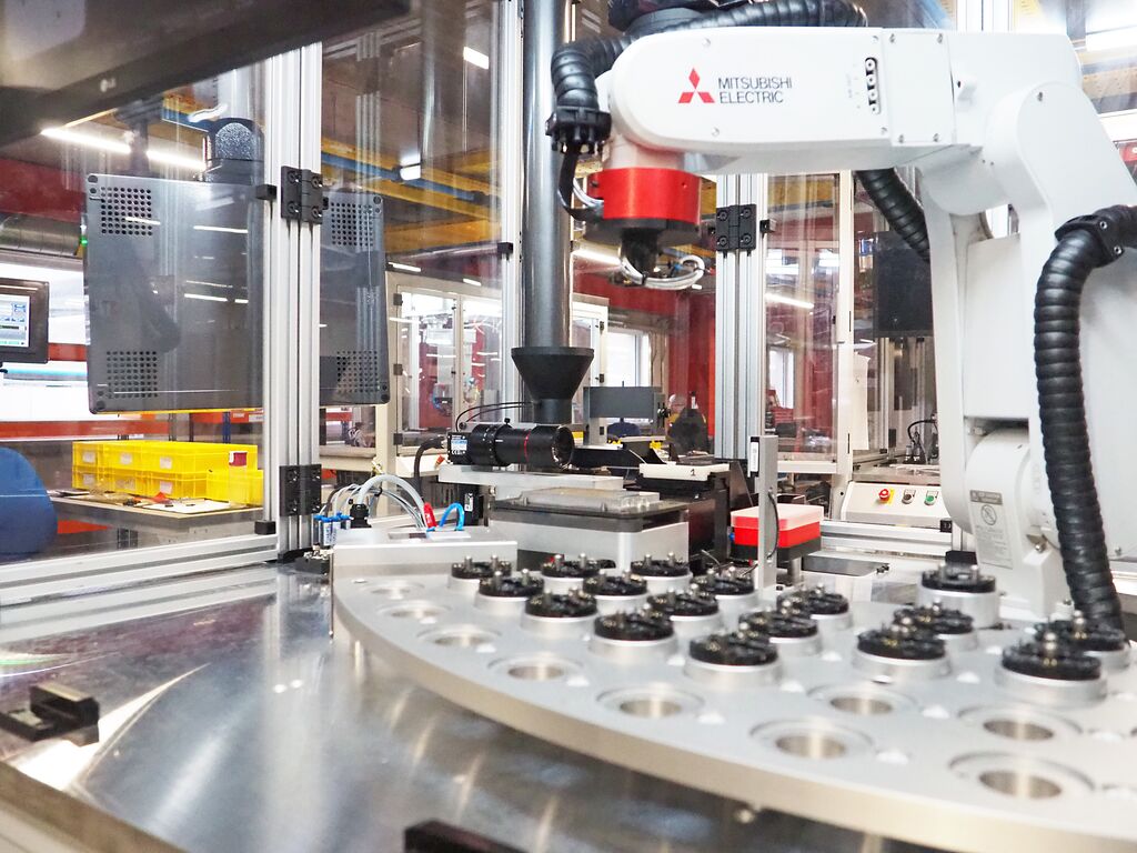 Vision systems at work in Harwin's own factory