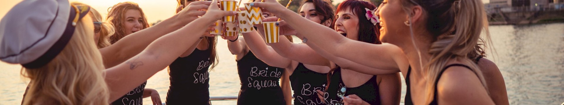 Ladies Cheering on Hen Party