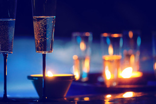 Late Night Swimming Pool