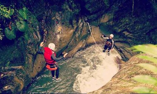 Cardiff Hen Party Ideas and Activities - Gorge Scrambling