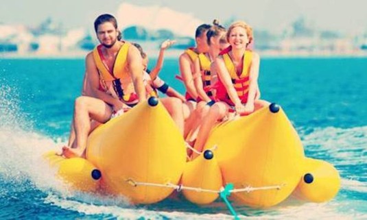 Newquay Hen Do Ideas and Activities - Banana Boat Ride