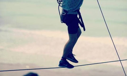 Newquay Hen Do Ideas and Activities - Cliff Tightwire Walk