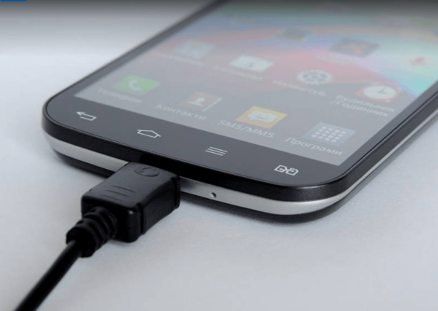 android phone charging