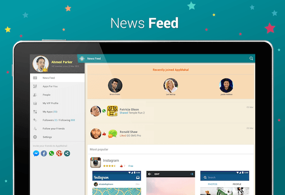 news feed app mahal