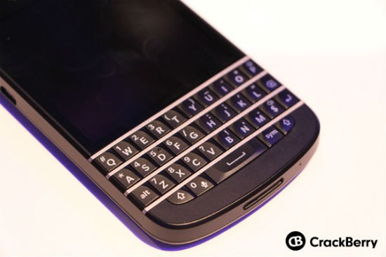blackberry q10 front