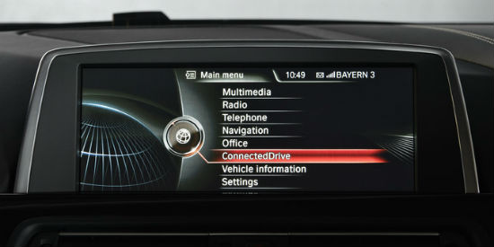 bmw main screen