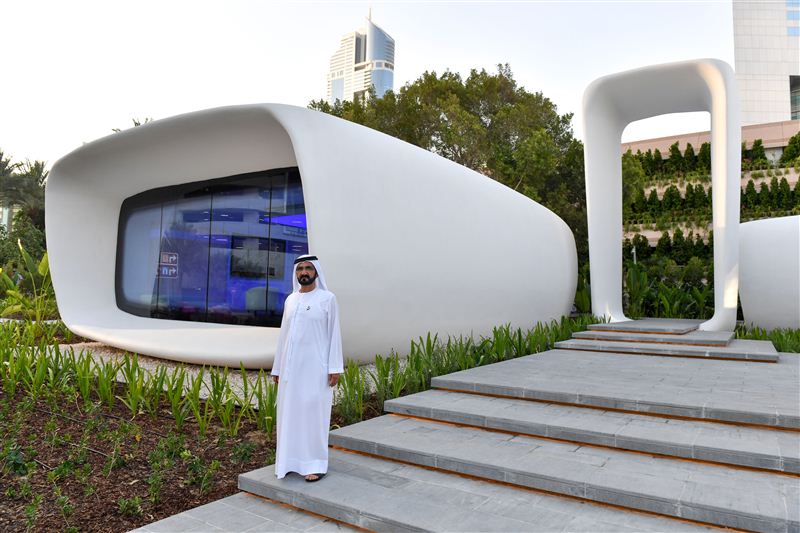 dubai 3D printed building