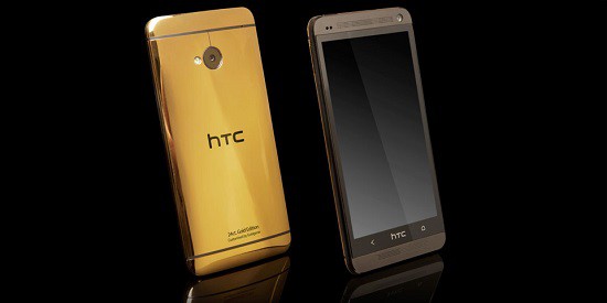 هاتف HTC One من الذهب الخالص عيار 24