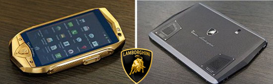هاتف ولوحي بنظام اندرويد من لامبورغيني