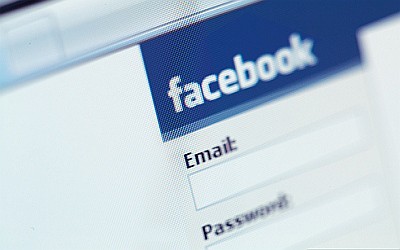 facebook log in page
