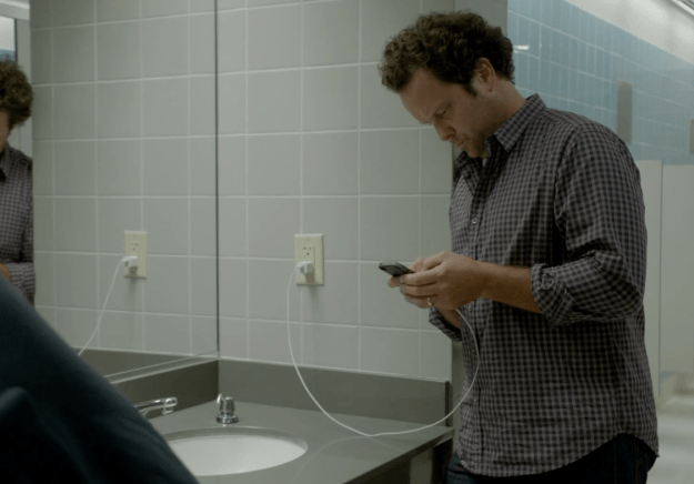 samsung and iphone wall hugger.