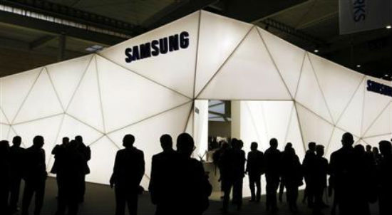 samsung booth area