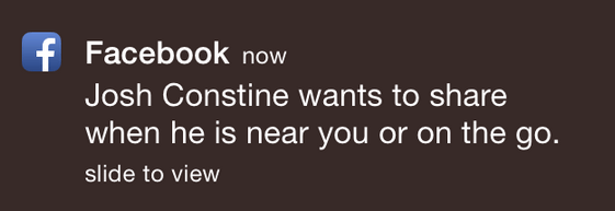 أجدد ميزة من تحديث الفيسبوك على iOS