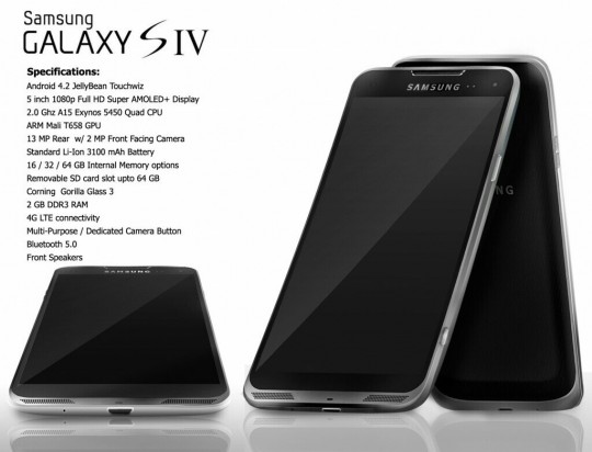 هاتف Galaxy S IV سيكون مصنوع من المعدن