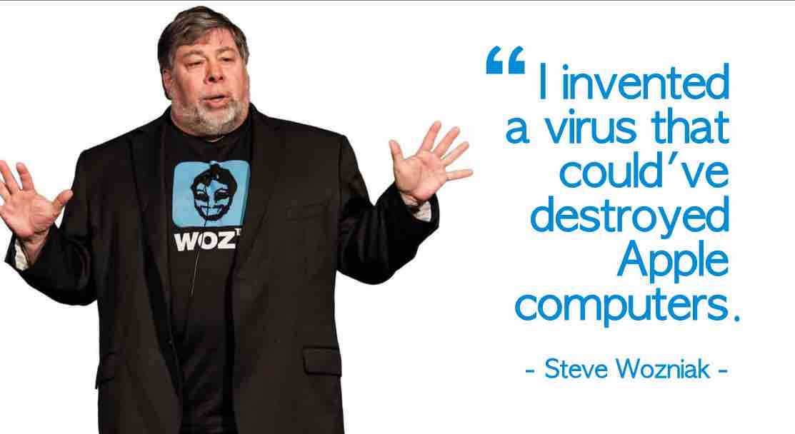 steve wozniak virus invention