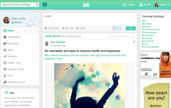 TSU application/website