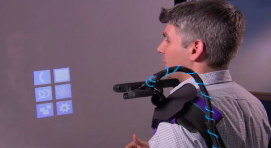 wearable multitouch projector