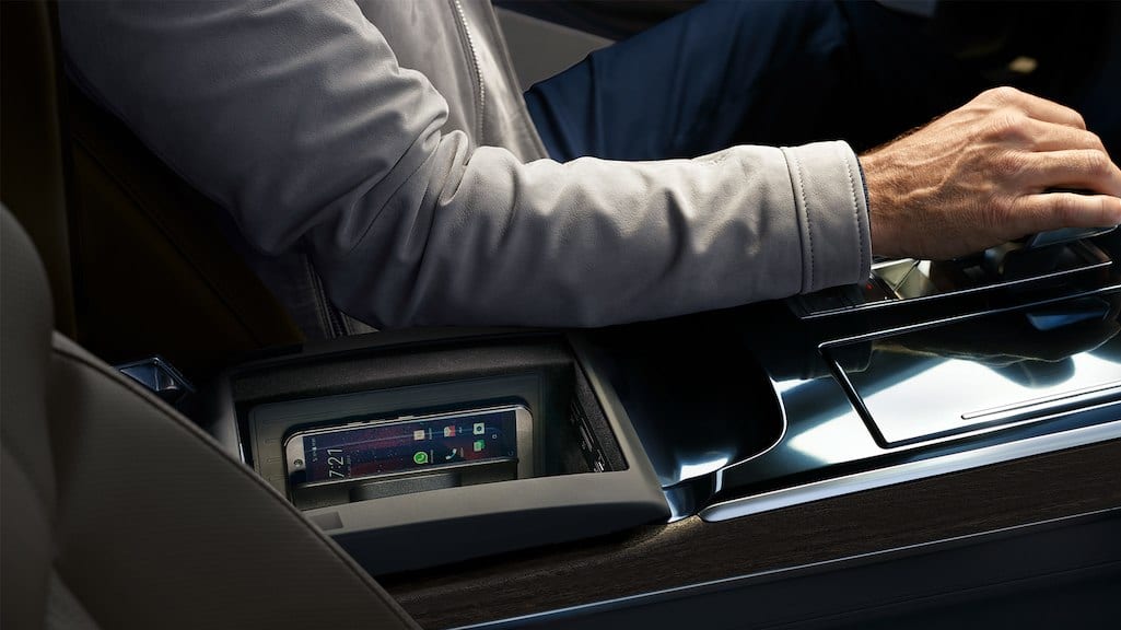 Audi A8 armrest