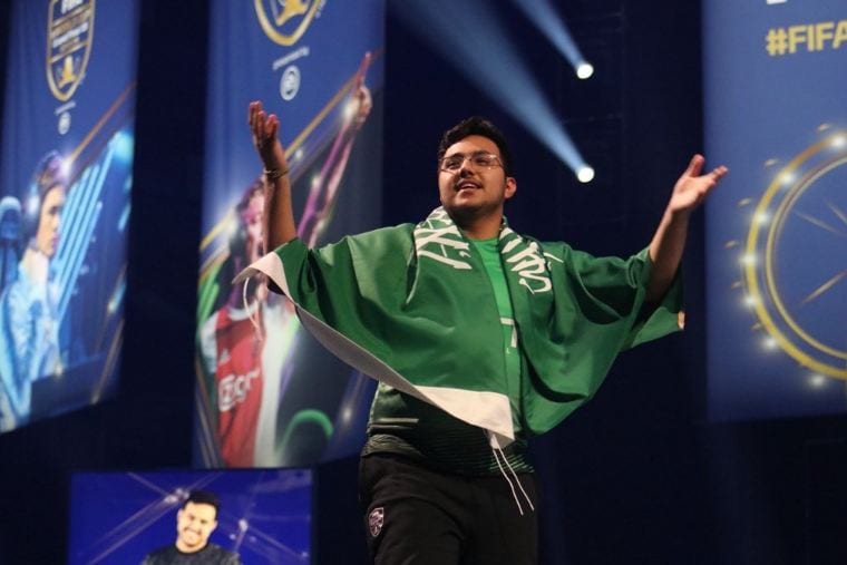 سعودي يُتوَّج بطلًا لكأس العالم في لعبة الفيفا 2018