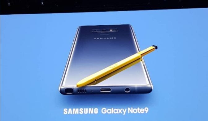 مواصفات هاتف سامسونج جالكسي نوت 9 الجديد