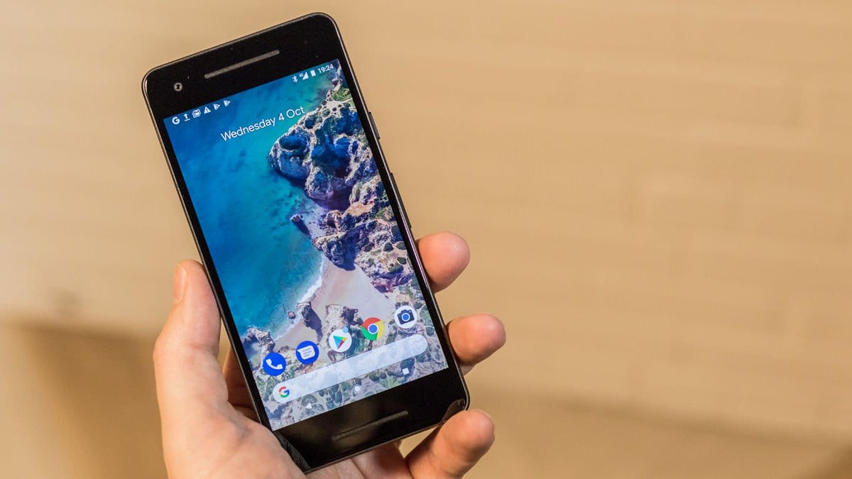 Google Pixel 2 screen handheld