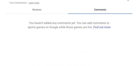 التعليقات مباشرة على نتائج البحث في محرك البحث جوجل