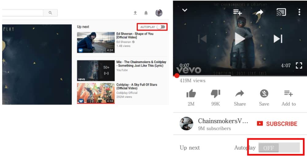 موقع يوتيوب يُعمم ميزة التشغيل التلقائي للفيديوهات