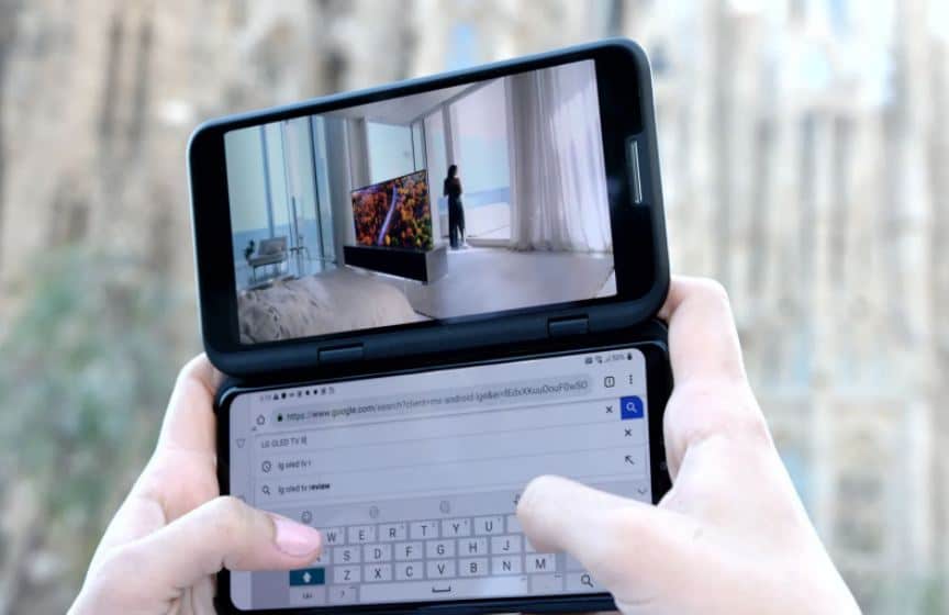 هاتف V50: أول هواتف إل جي الداعمة لشبكات الجيل الخامس بشاشتين