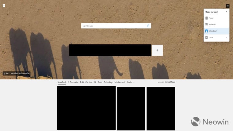 متصفح مايكروسوفت إيدج الجديد 1