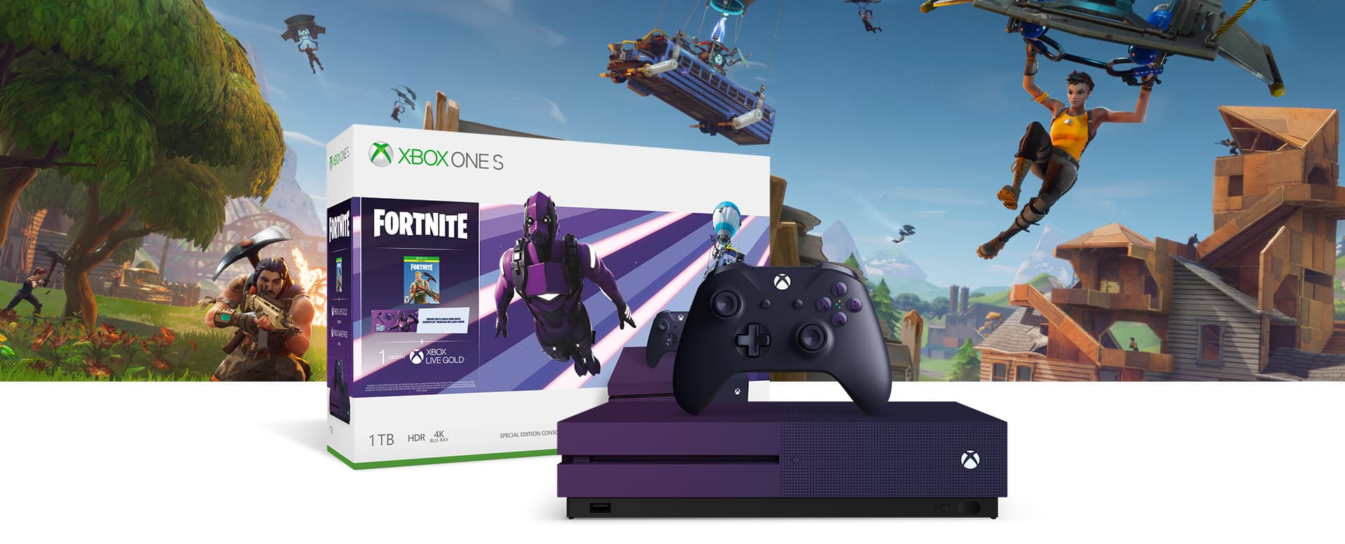 Xbox One S إصدار فورت نايت