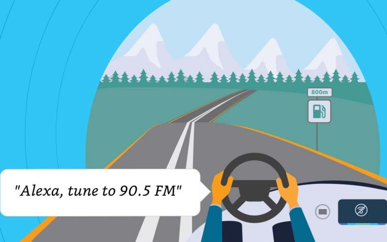 خدمة أليكسا أوتو تُضيف قدرات غير متصلة بالإنترنت للعمل في الأنفاق ومرائب السيارات