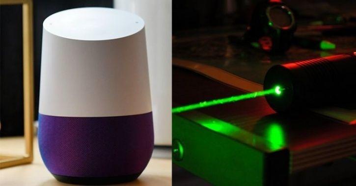 هل يمكن لمؤشرات الليزر اختراق السماعات الذكية وتنفيذ بعض الأوامر؟